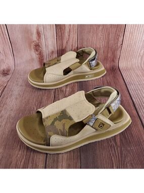 Rare Deckers X Lab Mens Size 12 Ko-Z Ventura Sport Sandals Hook & Loop Comfort